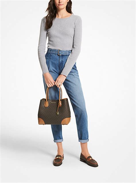 michael kors 30f1gz5t6b|Mercer Gallery Medium Logo Tote Bag .